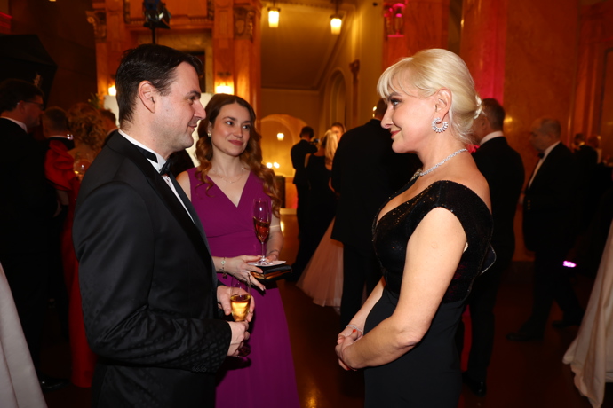 Petr Macinka si nenechal ujít Česko-Slovenský ples.