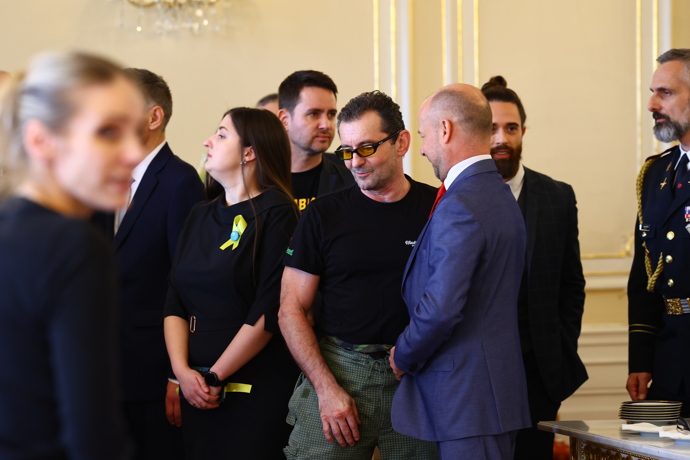 Ondřej Vetchý na Pražském Hradě.