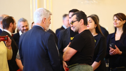 FOTO: Ondřej Vetchý s Petrem Pavlem.