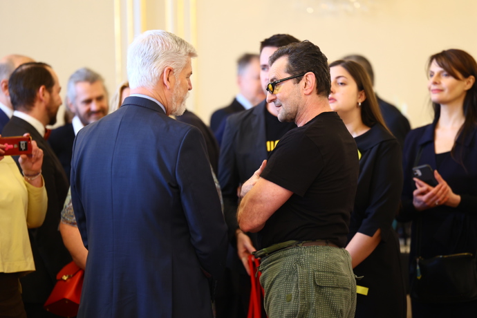 Ondřej Vetchý s Petrem Pavlem.