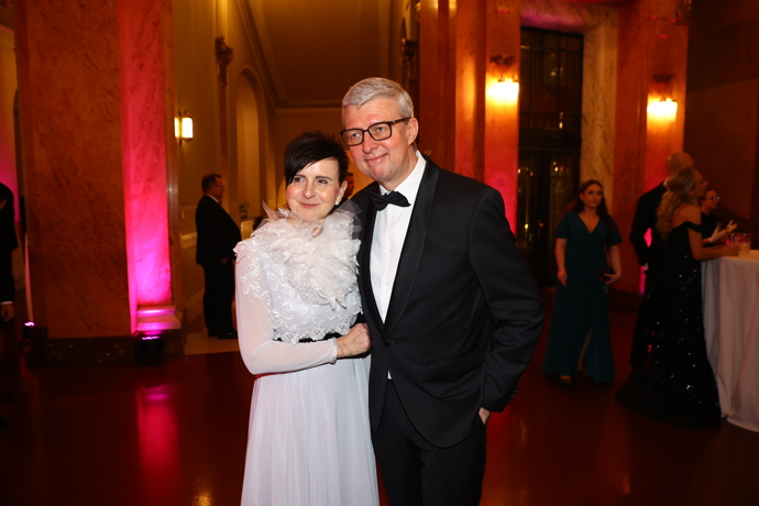 Karel Havlíček s manželkou.