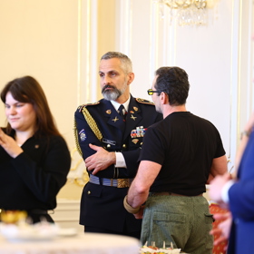 Otakar Foltýn na Pražském Hradě.