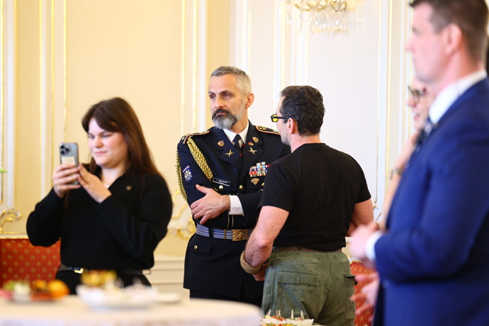 Otakar Foltýn na Pražském Hradě.