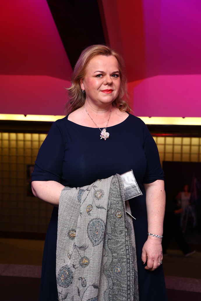 Sabina Remundová na slavnostním promítání prvních dvou dílů seriálu Buldok z Poděbrad.