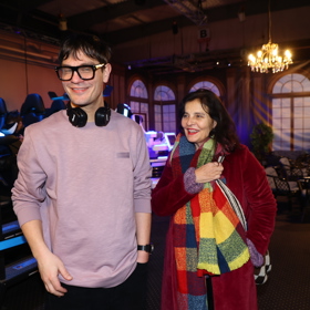 Dorazil David Kraus s maminkou Janou.