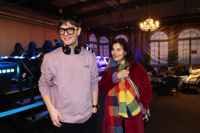 Dorazil David Kraus s maminkou Janou.