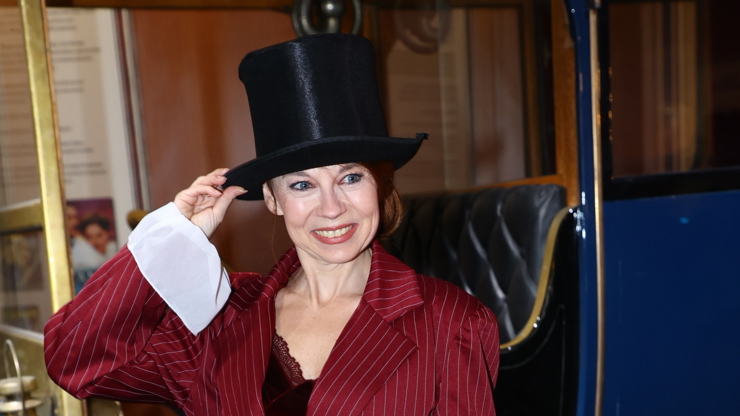 Barbora Fišerová ve sladěném outfitu. 