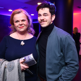 Herecká delegace Marek Adamczyk a Sabina Remundová.