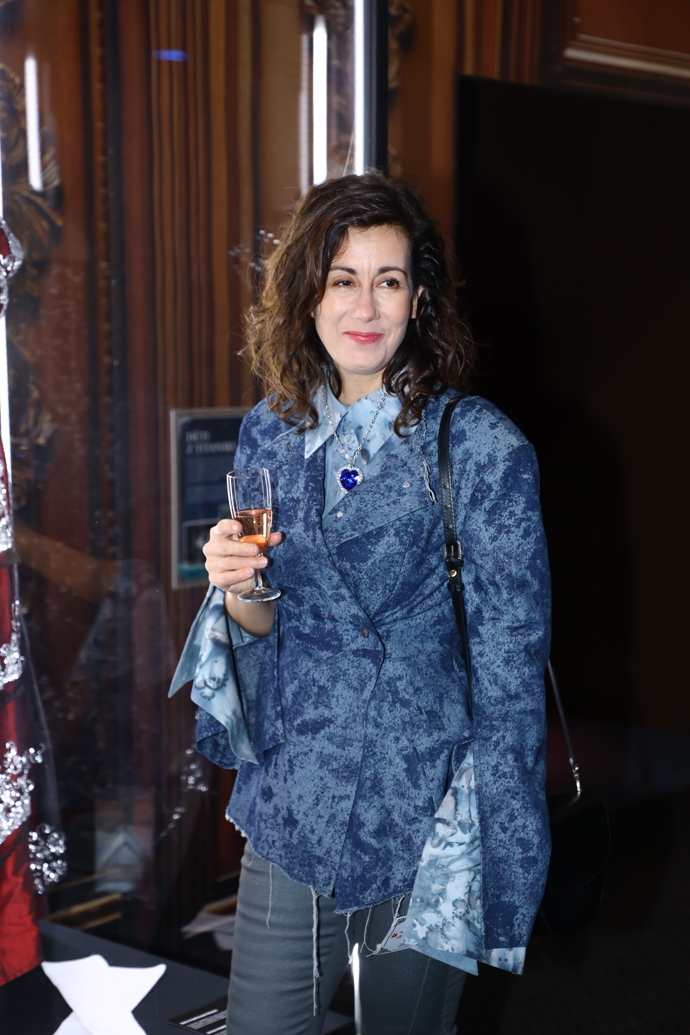 Slavné celebrity na výstavě Titanicu. 