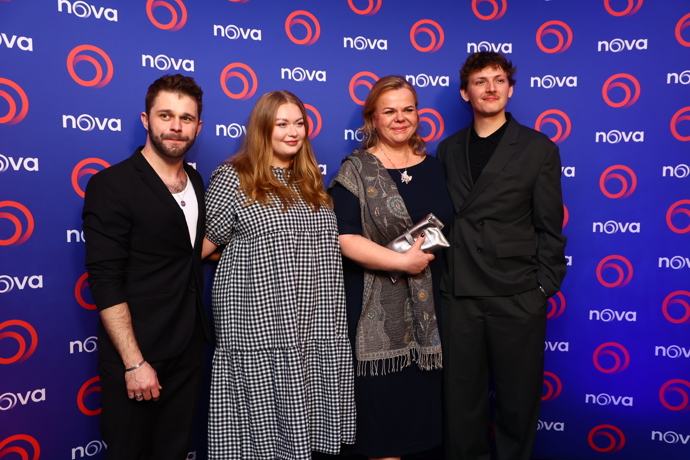 Herecká delegace na premiéře seriálu Buldok z Poděbrad.