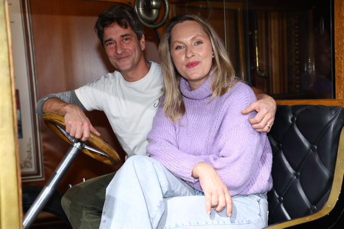 Manželé Saša a Lída Rašilovovi si den zpestřili návštěvou výstavy Titanic v pražském PVA Letňany. 