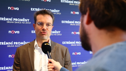 FOTO: Ondřej Měšťák během rozhovoru pro eXtra.cz.