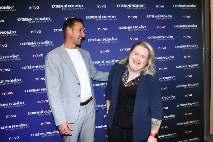 Helena Dvořáková s Martiněm Košťálem.