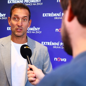 Martin Košťál během rozhovoru.