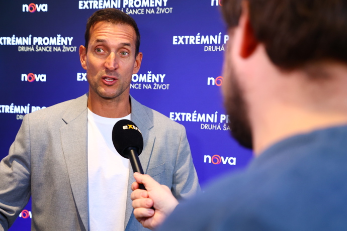 Martin Košťál během rozhovoru.