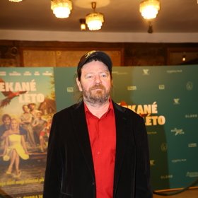 Leoš Noha na premiéře filmu Nečekané léto. 