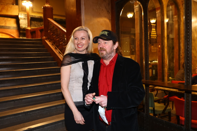 Leoš Noha s krásnou partnerkou.