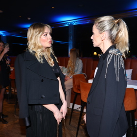 Taťána Kuchařová prohodila pár slov s DJ Luccou.