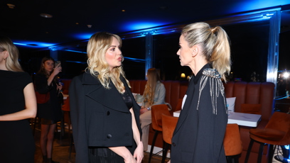 FOTO: Taťána Kuchařová prohodila pár slov s DJ Luccou.