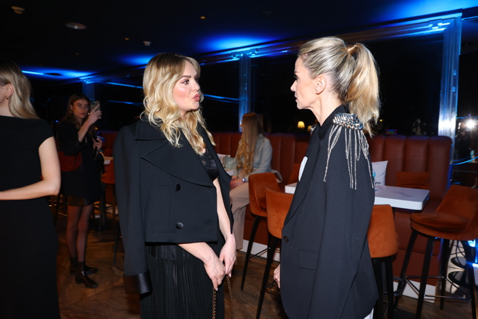 Taťána Kuchařová prohodila pár slov s DJ Luccou.