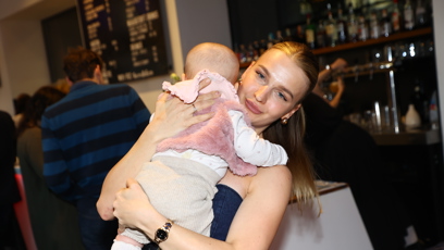 FOTO: Gabriela se svým miminkem.