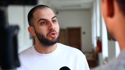 FOTO: MikeJePán během rozhovoru pro eXtra.cz.