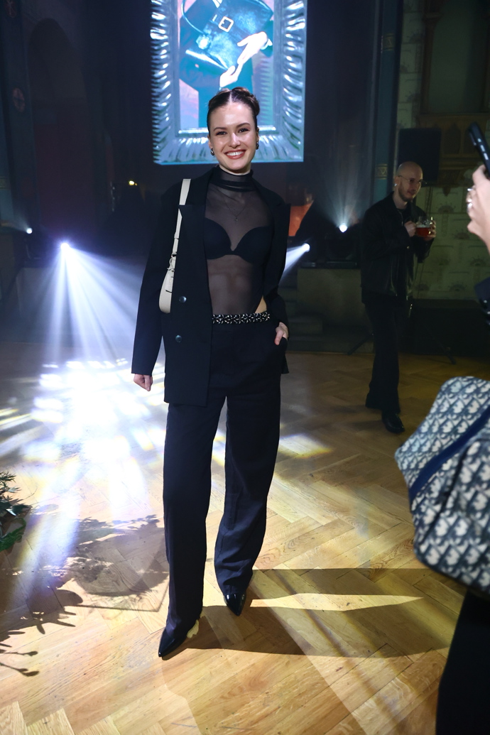 Modelka Klára Vavrušková na akci ABODI x Vuch Lab.