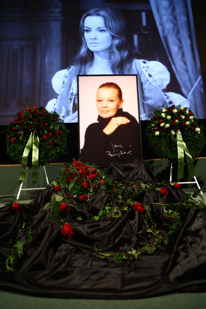 Pohřeb Jany Brejchové. 