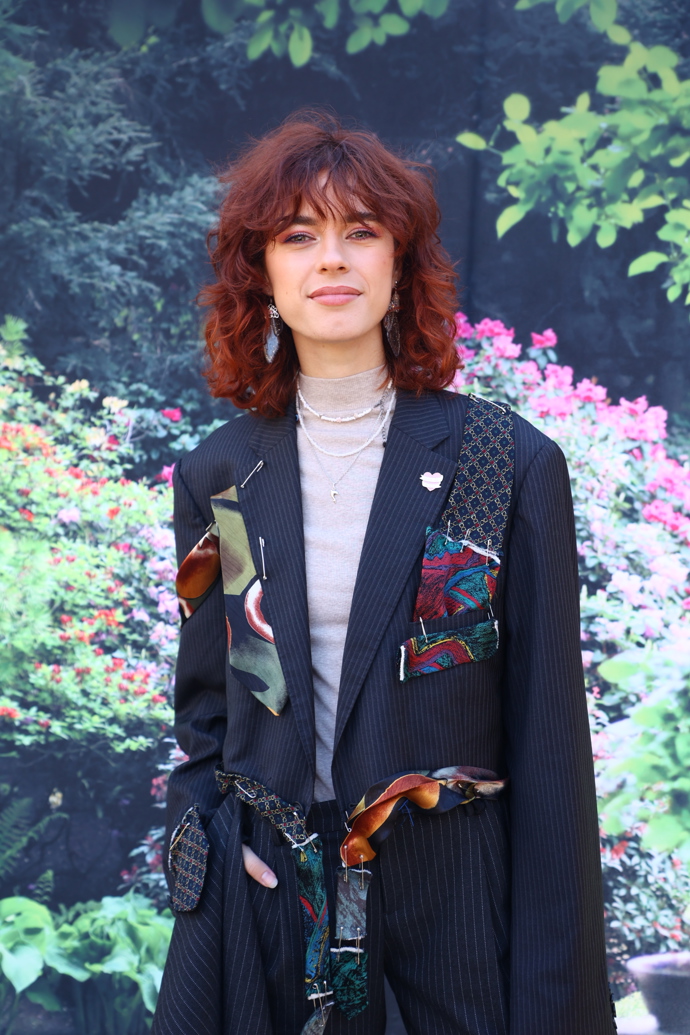 Anna Dvořáková v Botanické zahradě.