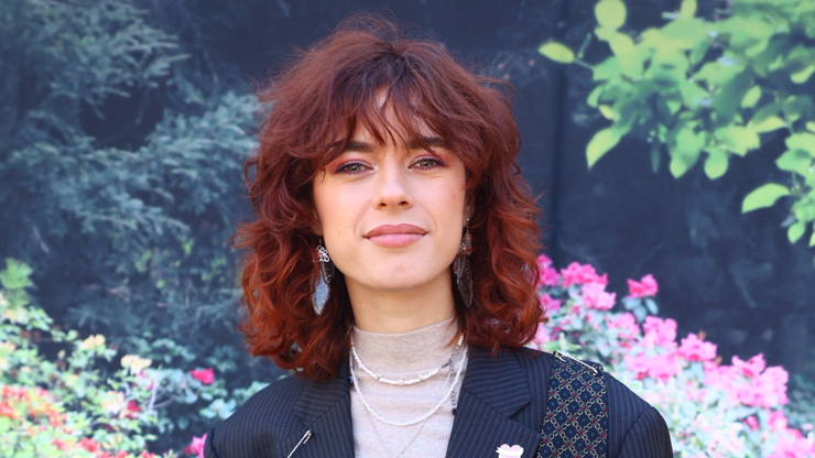 Anna Dvořáková v Botanické zahradě.