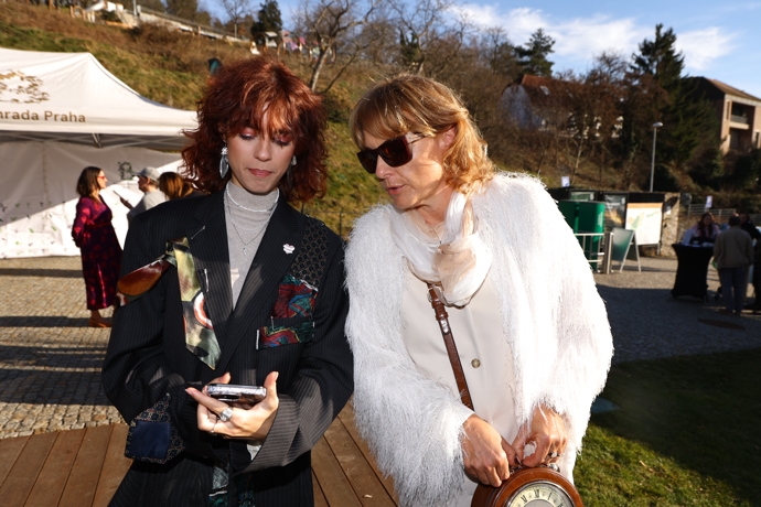 Anna Dvořáková se svou maminkou.