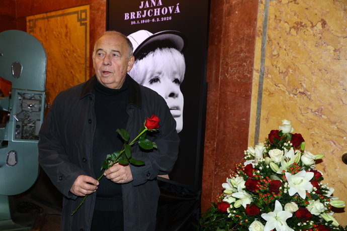 Ivan Vyskočil přišel dát Janě Brejchové poslední sbohem.