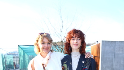 FOTO: Bára Munzarová a Anna Dvořáková v Botanické zahradě.