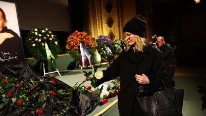 FOTO: Aňa Geislerová se přišla rozloučit s Janou Brejchovou.