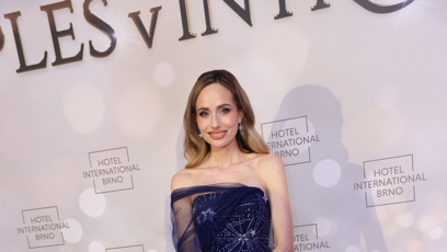 FOTO: Alena Prešnajderová na Plesu v Intru.