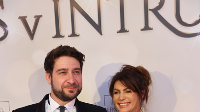 FOTO: Herec Marek Němec s manželkou Petrou vyrazili na ples.