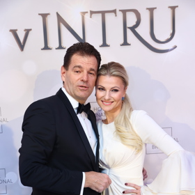 Modelka Jitka Kocurová s manželem Tomášem Abrahamem.