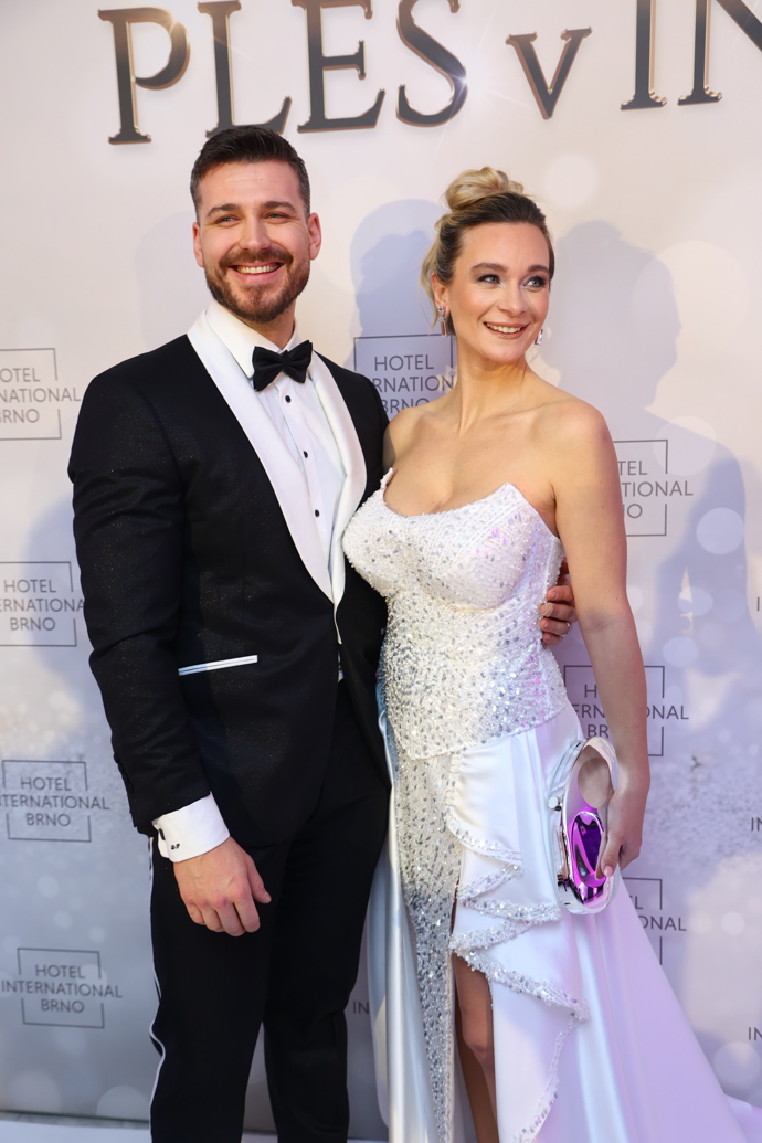 Barbora Mottlová s manželem Davidem.