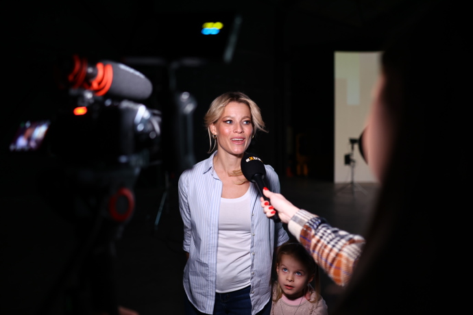 Michaela Gemrotová při rozhovoru pro eXtra.cz.