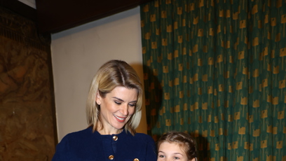 FOTO: Iveta Lutovská s dcerou Anetou a synem Matyášem.