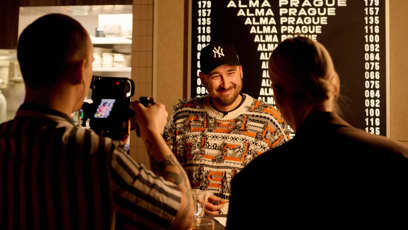 FOTO: Patrik Gémeš měl velmi dobrou náladu.