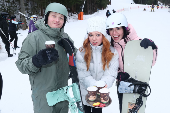 Na svahu nechybělo občerstvení.