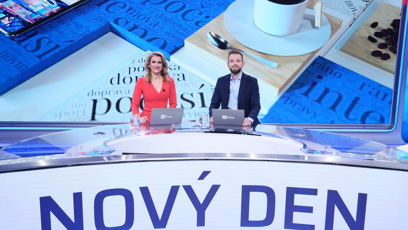 FOTO: Pořad Nový den opět s Lenkou Špillarovou.