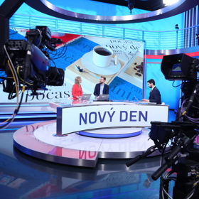 Pořad Nový den na CNN Prima News.