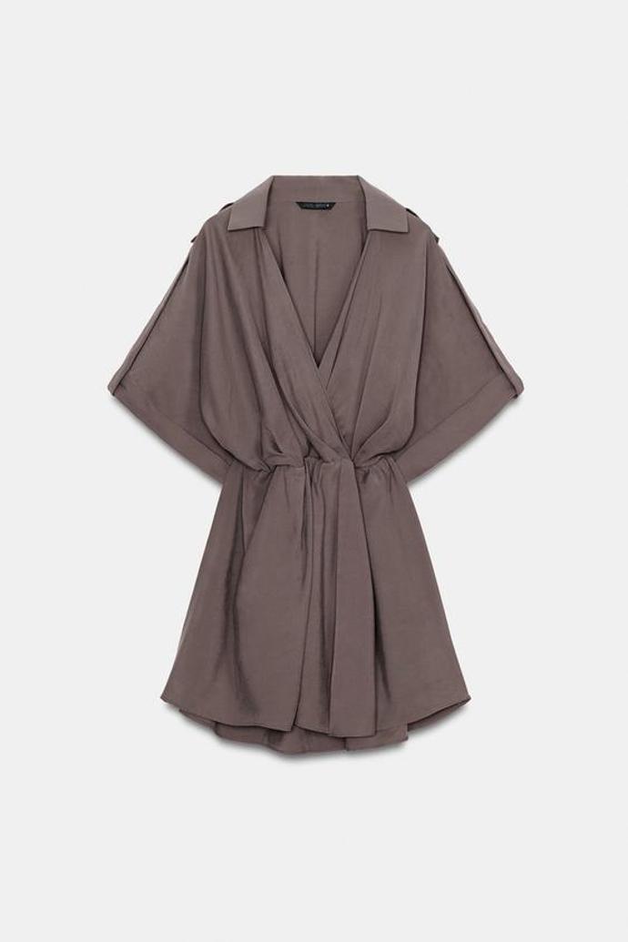 Krátké zavinovací šaty, Zara, 1199 Kč