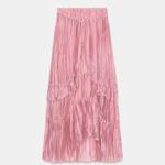 Midi sukně s volány, Zara, 999 Kč