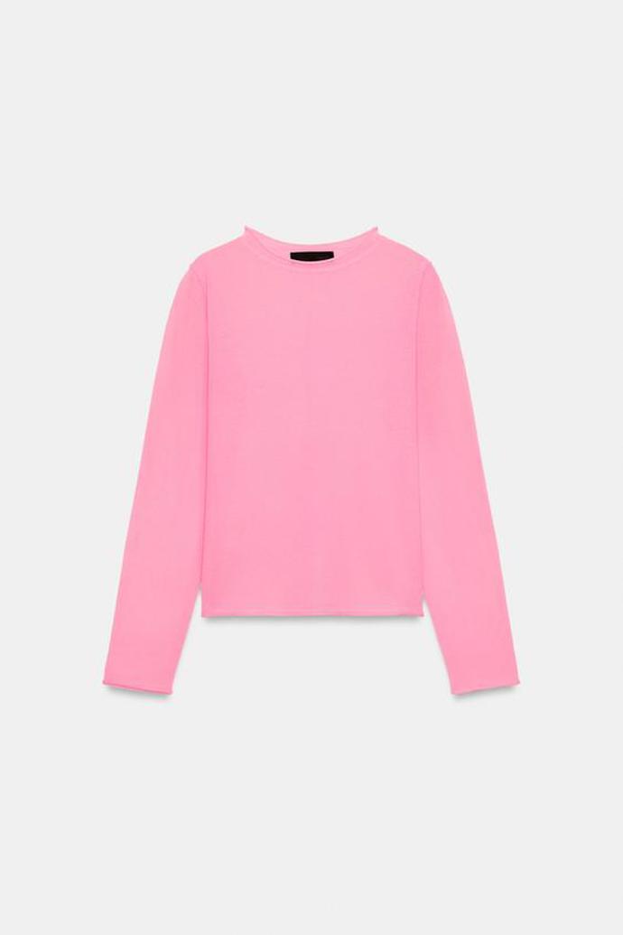 Svetr z extra jemného úpletu, Zara, 549 Kč