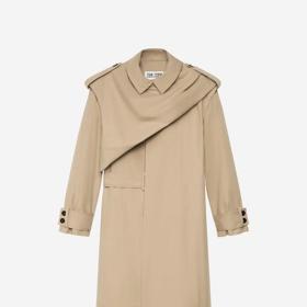 Trenčkot s odnímatelnou šálou, Zara, 3399 Kč