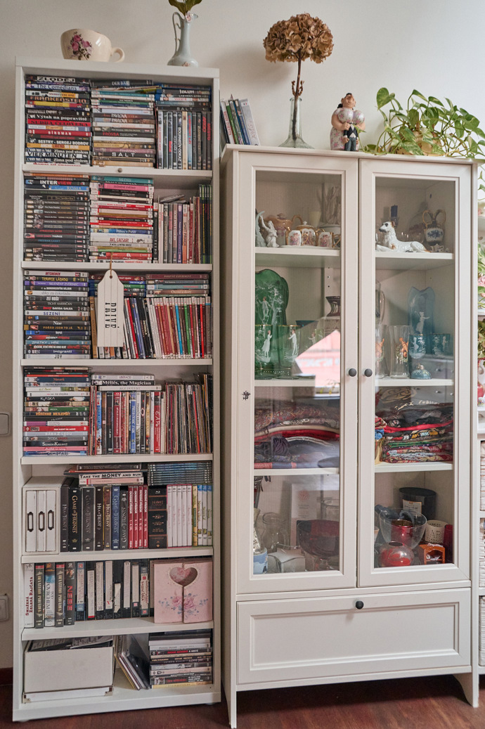 Další z mnoha knihoven vášnivé čtenářky