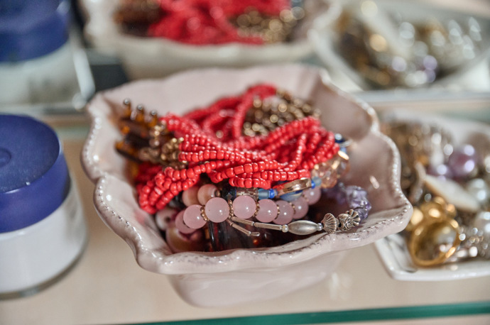 ...a korálky v barvě, která sem patří.